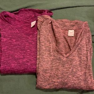 Plus Size: Faded Glory Long Sleeve T-Shirts. Pack of 2! Size 3X (22W-24W).